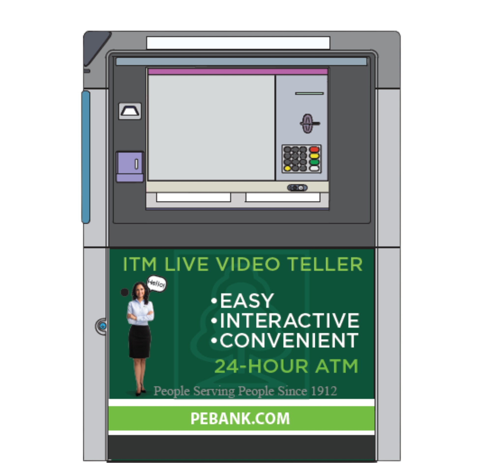 ITM Live Video Teller at Peoples Exchange Bank